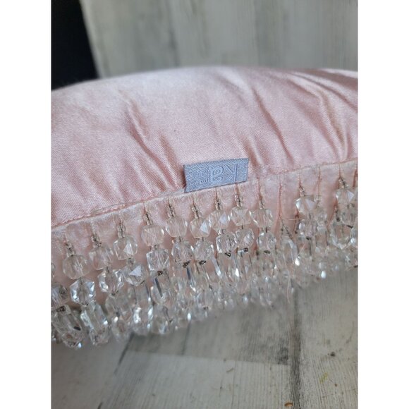 KSA pillow satin pink Faux Crystal Unique home decor - Picture 9 of 9